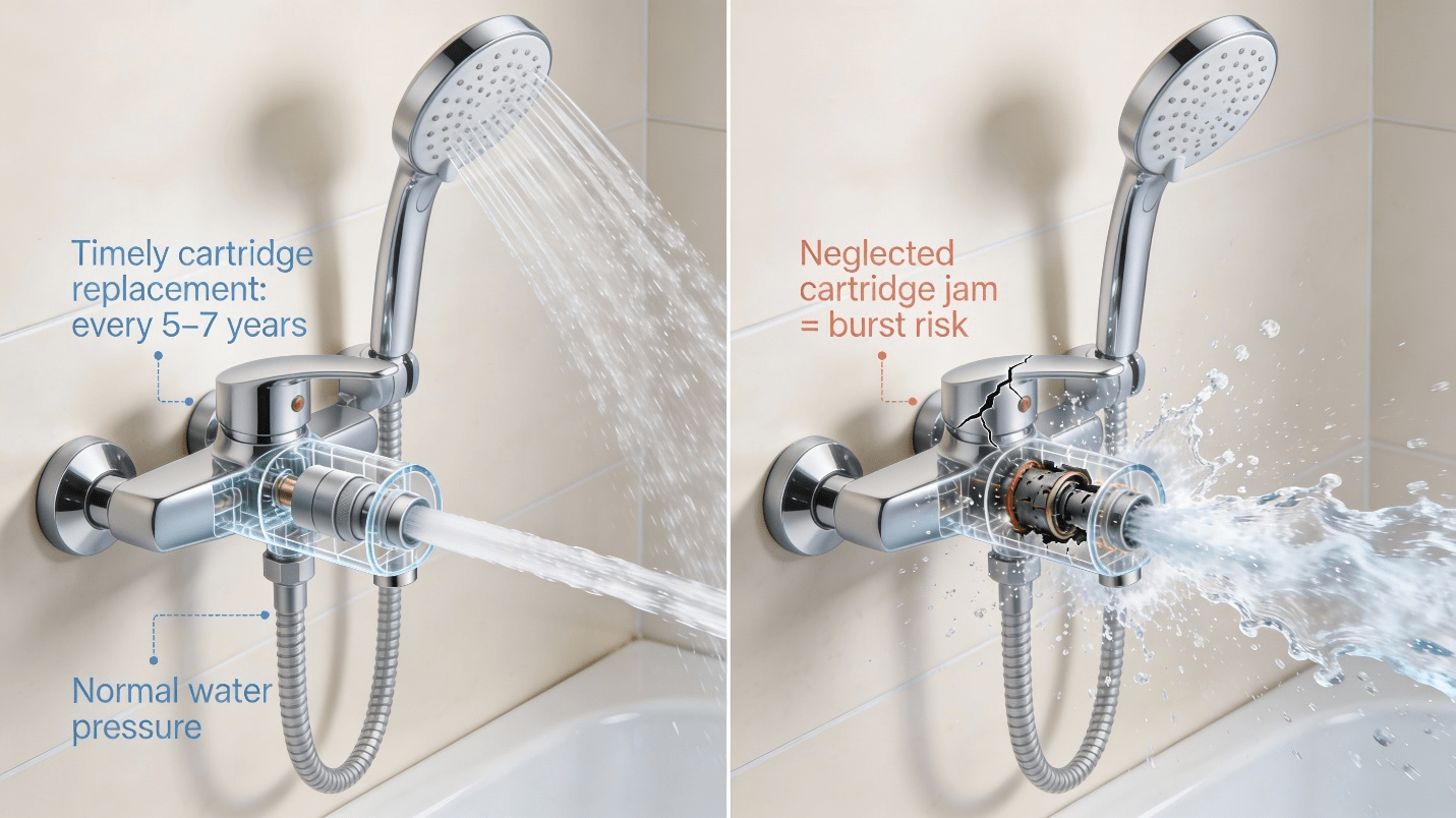 Your%20Shower%20Tap%20May%20Suddenly%20Burst%20%20Cartridge%20Jam%20Pressure%20Build Up%205 min - Alpha & Omega Trinity